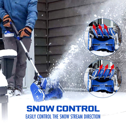 Cordless 12” Snow Shovel – 2 Batteries Included