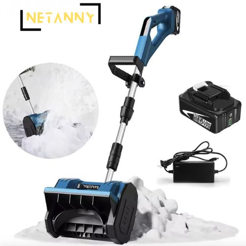 Cordless 12” Snow Shovel – 2 Batteries Included