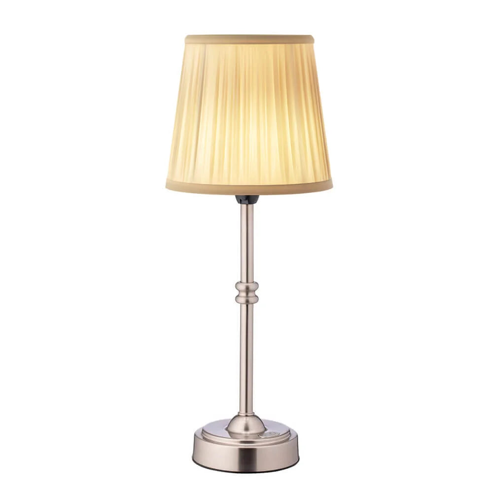 Retro Fabric Cordless Table Lamp